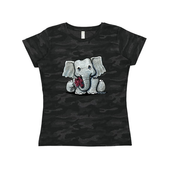Inktastic KiniArt Elephant Women's T-Shirt
