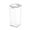 E, variant on Utoimkio Ounce Clear Square Storage Jars Storage Containers With Lids for Kitchen & Household Storage Airtight Container and Dry goods and More
