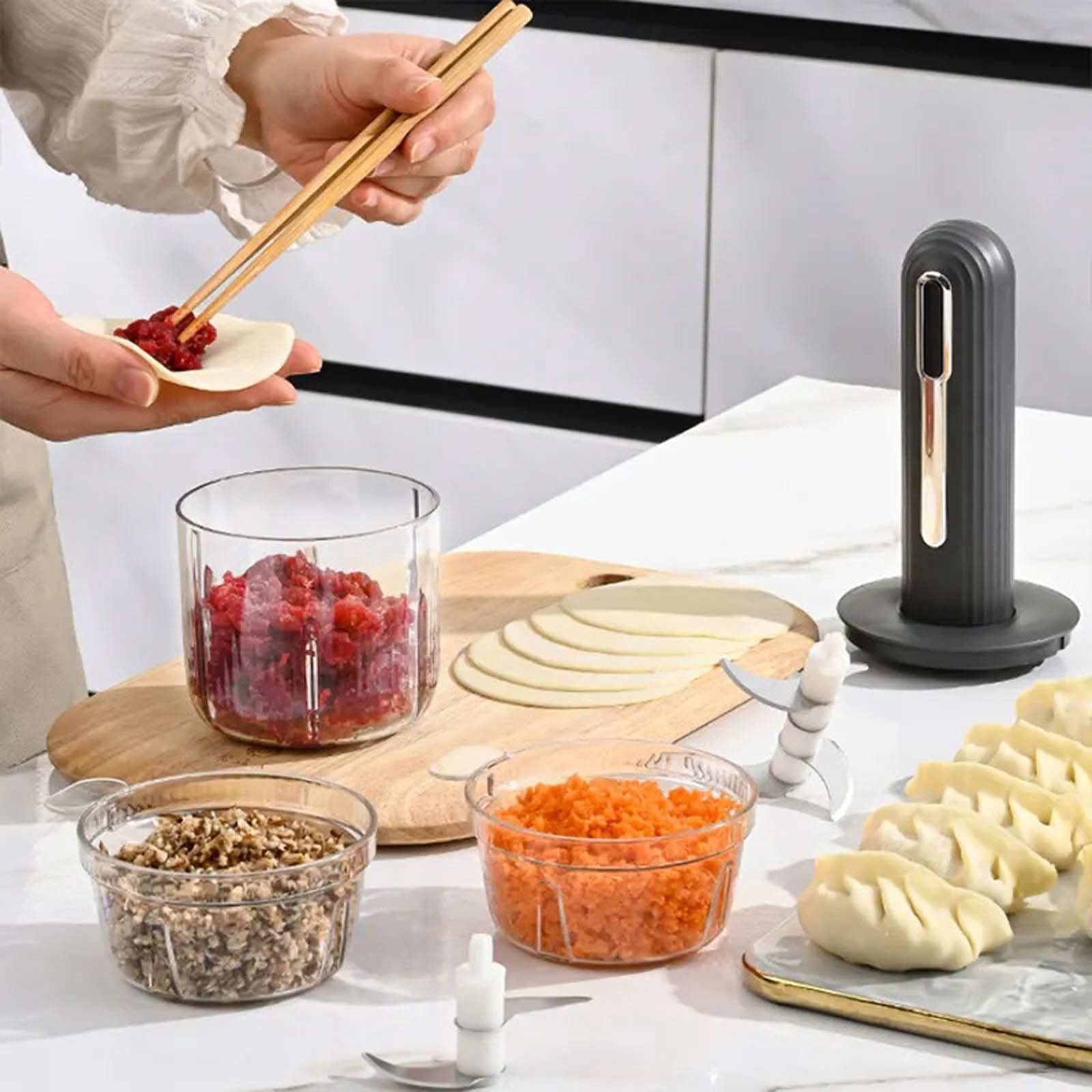 CanGonggg Compact Meat Grinder For Home Use Wireless Food For Easy Meal Preparation High Performance Kitchen Appliance Baking Mixer Handheld Stand Aid Hand Mixer with Storage Hand Mixer Replacement