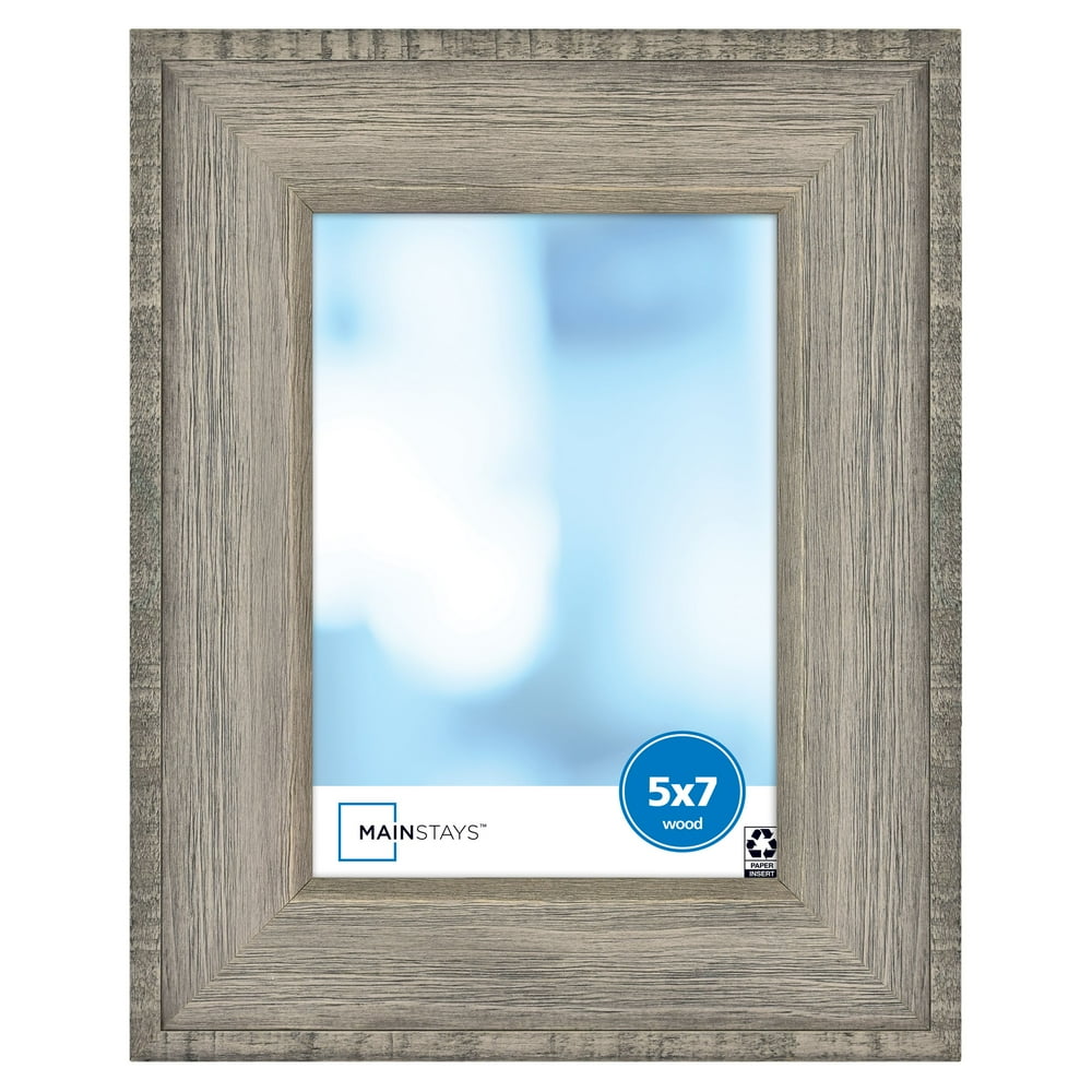 Mainstays 5x7 Inch Gallery Frame, Rustic Wood