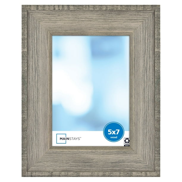 Mainstays 5x7 Inch Gallery Frame, Rustic Wood