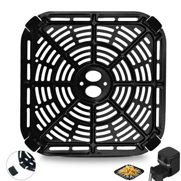 Air Fryer Grill Pan Replacement - Non-Stick Crisper Plate For 2.6QT Models (20.8x20.8cm)