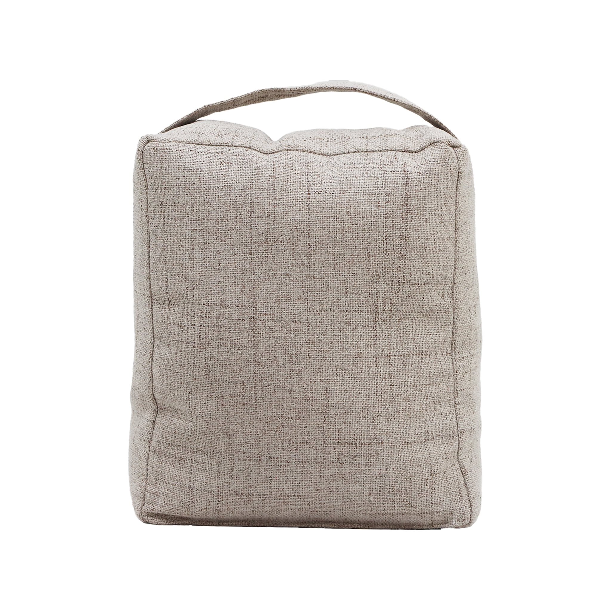 Parisloft Family Weighted Fabric Doorstop with Handle, 7.875 x 4.75 x 9 inches
