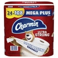 thumbnail image 3 of Charmin Ultra Strong Toilet Paper 24 Mega Plus Roll, Bath Tissue, 330 Sheets Per Roll, 3 of 6