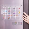 thumbnail image 2 of Bgsha Magnetic Fridge Planner with Acrylic Board for Family Scheduling Tasks, 2 of 9