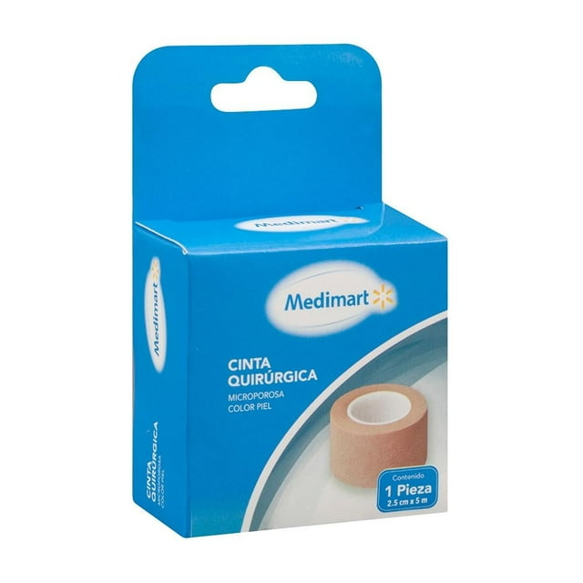 Cinta quirúrgica Medimart microporosa color piel 1 pza