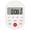 White, variant on Runleader Quad Countdown Digital Kitchen Timer LCD 12/24H Clock Loud Alarms