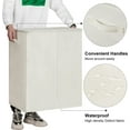 thumbnail image 6 of 154L Double Laundry Hamper with Lid and Removable Laundry Bags, Large Dirty Clothes Hamper 2 section Collapsible Laundry Basket Dorm Room Storage for Bedroom, Bathroom, College,Beige, 6 of 14
