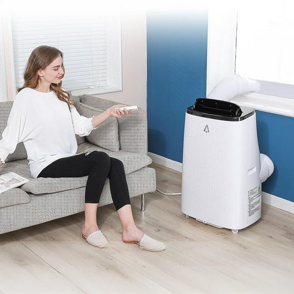 Portable Air Conditioner 15000Btus with Cooling, Dehumidifier, Fan 3-in-1 Room Air Conditioner, 24 Hour Timer/Sleep Mode, Cools up to 850 Sq. Ft. for Home Office Garage