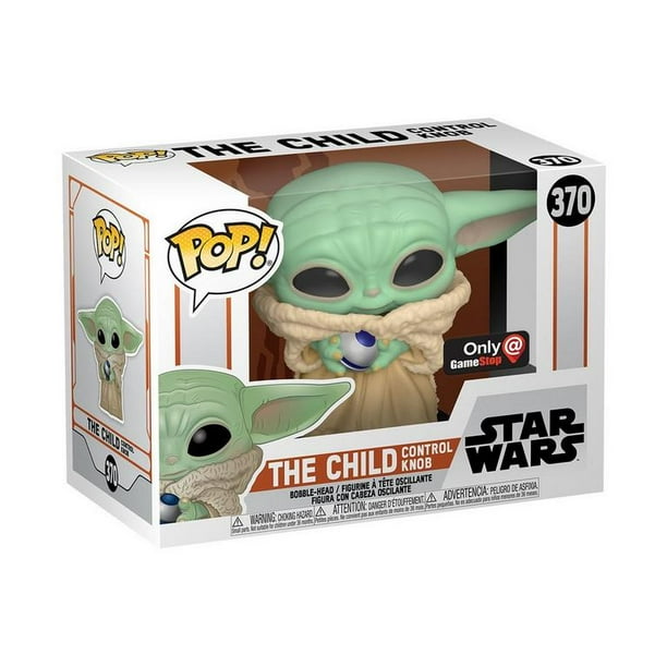 Funko Pop The Child Control Knob Quot Baby Yoda Quot Star Wars Mandalorian 370 Gamestop Exclusive Walmart Com Walmart Com