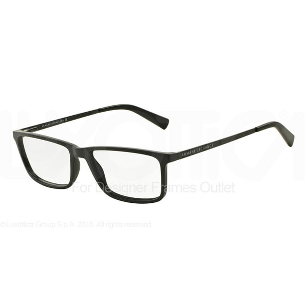 ARMANI EXCHANGE Eyeglasses AX 3027 8078 Matte Black 55MM 