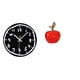 thumbnail image 1 of Reloj de pared,Reloj de pared silencioso y decorativo que no hace tictac,Estatua,Escultura de fruta artificial,estatua y artesanía,Colección de figuras de cerámica para decoración del hogar, 1 of 8