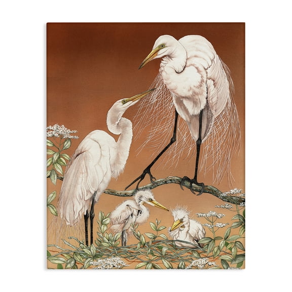 Stupell Industries Coastal Traditional Heron Family Canvas Art, 16 x 20, by Christine Reichow