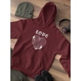 thumbnail image 3 of Love Techno Style Heart Hoodie Men -Image by Shutterstock, Male 3X-Large, 3 of 4