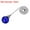 Blue, variant on Uxcell 20 Inch Nickel Finish Fan Pull Chain 30mm Red Crystal Ball Pendant