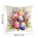 thumbnail image 3 of Decoración del hogar, fundas de almohada de Pascua de 18 pulgadas, fundas de almohada de primavera con diseño de huevos de conejo de Pascua, fundas de almohada para el hogar, decoración de sofás al ai, 3 of 6