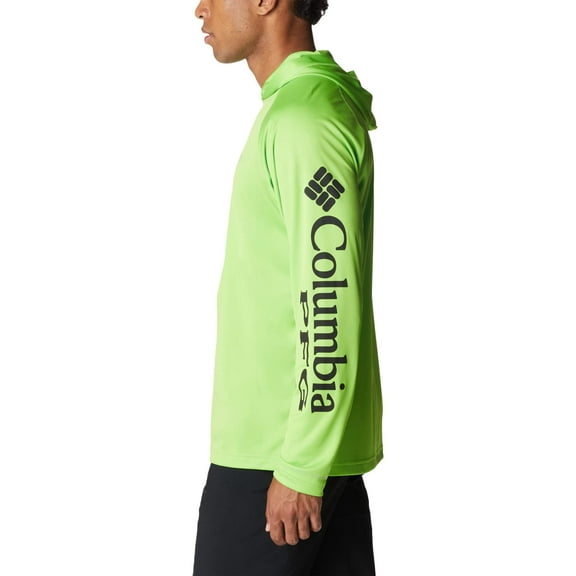 Columbia Men's Terminal Tackle Hoodie, White logo/Medium