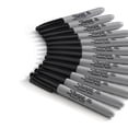 thumbnail image 4 of Sharpie Super Permanent Markers, Fine Point, Black, 12 Count, 4 of 6