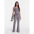 thumbnail image 2 of Avia Women's and Women's Plus Rib SoftSculpt Flare Pant, Sizes XS-4X, 2 of 7