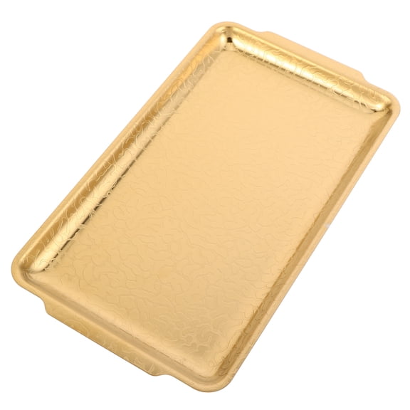 HOOWIFFY Golden Stainless Steel Griddle Pan, Multi-Purpose Hot Skewer Grill Plate for Indoor and Outdoor Cooking Use