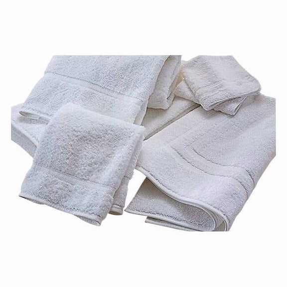Martex Wash Cloth,12 in L,White,PK12 7136553