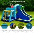 thumbnail image 6 of Topbuy 5-in-1 Inflatable Bounce House Jumping Castle Kids Slide Park Ball Pit for Outdoor&Indoor Without Air Blower, 6 of 10