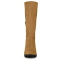 thumbnail image 3 of Unique Bargains Women's Mid-calf Block Heel Boots, 3 of 6