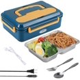thumbnail image 1 of Electric Lunch Box For Car 3 In 1 Portable Food Warmer Heater Insulation Lunch Bag, 1 of 5