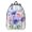 Pioneer Flower, variant on Blue Gold Marble Backpack for School,Cute School Bag,Schoolbag with Adjustable Shoulder Straps & Padded Back,15.7"x11.8"x5.5"