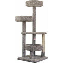 New Cat Condos Solid Wood Sturdy Cat Tower with Beds