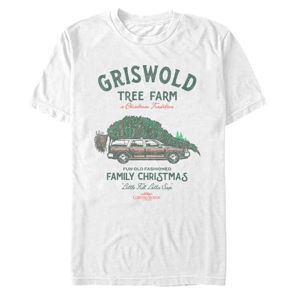 Mens National Lampoon's Christmas Vacation Griswold Family Christmas Tree T Shirt
