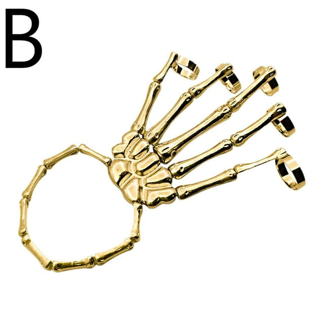 Bracelet Halloween. Bracelet Squelette en Métal Bracelet Squelette Main