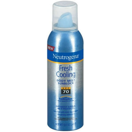 Neutrogena Fresh Cooling Body Mist Sunblock SPF 70 5 oz