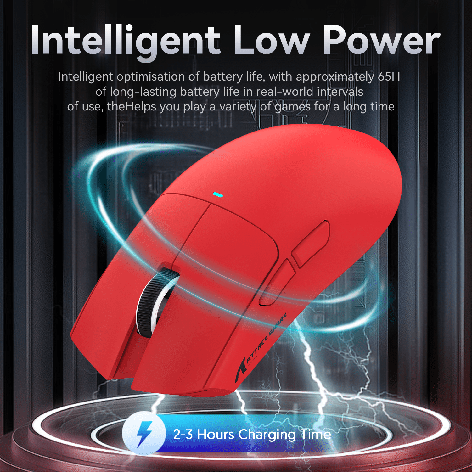 ATTACK SHARK X11 Wireless Gaming Mouse with Charging Dock, PixArt PAW3311 Gaming Sensor, BT/2.4G Wireless/Wired