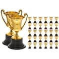 thumbnail image 3 of WORGEOUS 32pcs Mini Trophy Modelo Pequeño plástico Trophy Prop de plástico juguete con base, 3 of 7