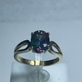 thumbnail image 7 of Mystic Topaz Concave 9x7 Oval 2ct 14kt Yellow Gold Ring, 7 of 7