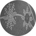 thumbnail image 1 of Ahgly Company Machine Washable Indoor Round Transitional Gray Wolf Gray Area Rugs, 4' Round, 1 of 7