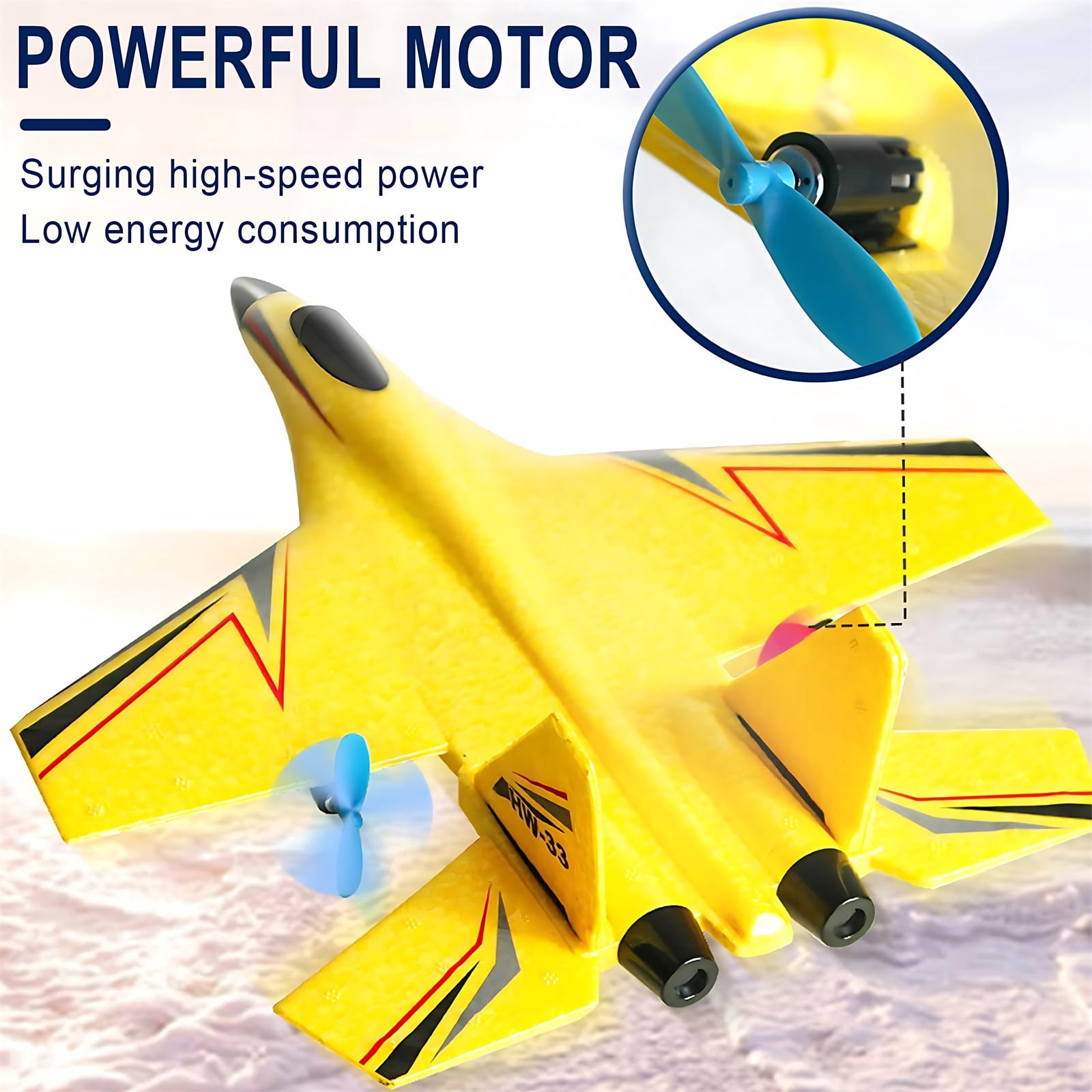 RC Plane Remote Control Glider Airplanes 2.4GHz 2 Channel Remote Control Plane with Gyro Night Lights and 2 Batteries Remote Control Aircraft with Automatic Balance Gyro