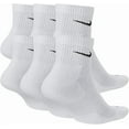 thumbnail image 2 of Men's Nike 6-Pack Everyday Plus Cushion Ankle Training Socks Color: White Size: 6-8, 2 of 2
