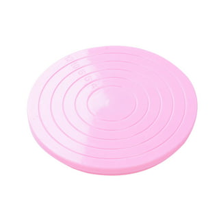 Acrylic Square Cookie Decorating Turntable Cookie Stencils Holder Cookie  Sugar Turntable Swivel for Royal Icing(5.9In) 