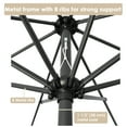 thumbnail image 5 of Yescom 10FT Special Valance UV 30+ Metal Outdoor Patio Umbrella with Crank Tilt for Table Garden Deck Market Yard, 5 of 9