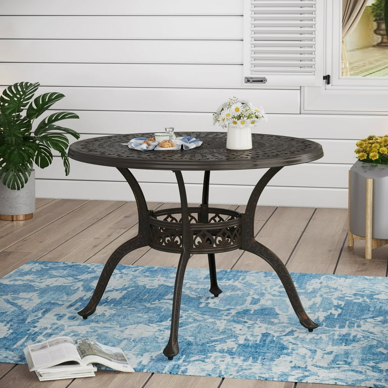 Bronze cast aluminum patio furniture new arrivals