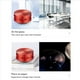 thumbnail image 2 of 3X Altavoz Portátil Compatible de Conducción Ósea con Sonido Estéreo Altavoz Bluetooth (Rojo), 2 of 2