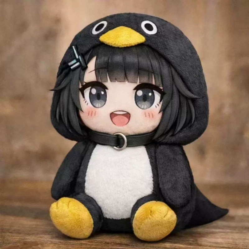 Cute Gugu Gaga Plush Doll 25cm Penguin Gugugaga Plush Hot Meme Peripheral Stuffed Toys Birthday Gift
