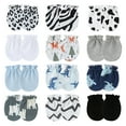 thumbnail image 4 of TELOLY 8Pcs Baby Mittens,Suitable for All Seasons Baby Mittens Newborn,Breathable Design Newborn Mittens,Style1, 4 of 4