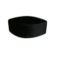 thumbnail image 3 of Black African Native Velvet Hat Foldable Crown by Oga Faaji, 3 of 4