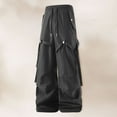 thumbnail image 2 of Men's Straight Fit Casual Work Pants with Elastic Waistband and Drawstring for Everyday Comfortable Loose Fit Wear Comfortable Sweatpants for Men Relaxed Fit Pant, 2 of 4