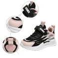 thumbnail image 2 of Cnuiaeg Kids Mesh Sneakers,Color-Block Casual Running Shoes,Hook-and-Loop ,Color Black,Size 10-10.5 Years, 2 of 9