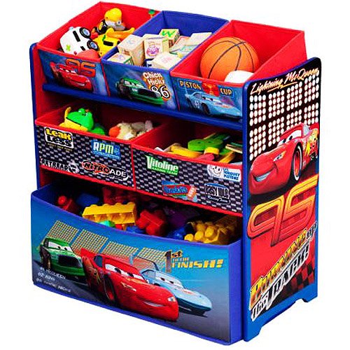 Disney Cars MultiBin Toy Organizer