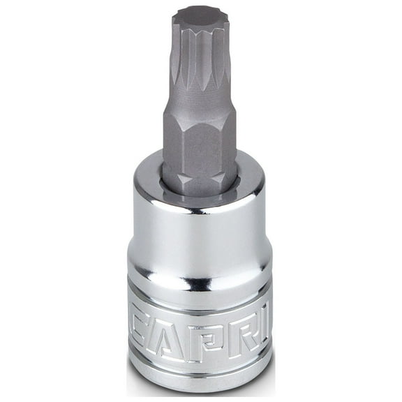 Capri Tools 30034 8mm XZN Triple Square Bit Socket with 3/8" Drive
